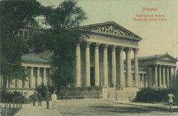 1908 – Budapest. Museum of Fine Arts. Colored photo sheet, postcard.