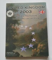 2003 United Kingdom-euro circulation line, in decorative case