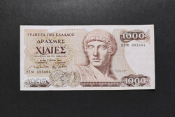 Görögország 1000 Drachma 1987, VF+