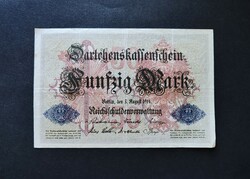 Germany 50 marks 1914, vf+
