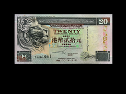 Unc - $20 - Hong Kong - 2002 (rare)