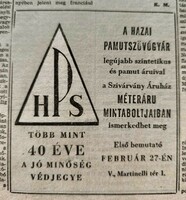 1964 October 4 / Hungarian nation / newspaper - Hungarian / daily. No.: 27471
