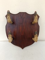 Antik vadász vadászat bútor ruha akasztó fogas szarvas őz trófea 782 8704