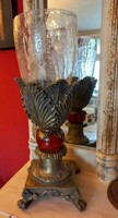 Antique effect lion's claw candle or candle holder large size 36x14x14c