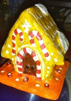 Handmade gingerbread house