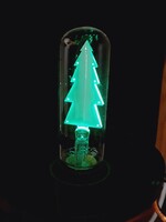 Retro Christmas tree glimm bulb, ember light lamp