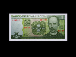 Unc - 1 peso - Cuba - 2016 (with portrait of José Martí) read!