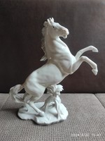 Karl ens volkstedt porcelain statue of a climbing horse