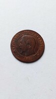 2 Centime 1854 w ( lille ) France