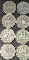 Spanyolország 10 céntimo, LOT (8 DB)
