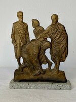 Körösényi Tamás (1953-2010): Szombathelyi polgárok bronz szobor