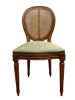 Classicist-style chair with back for solo / couple