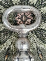 Antique silver serving handle
