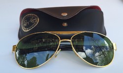 Ray-Ban aranyozott retro napszemüveg
