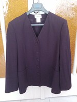 Dark purple women's lined jacket / jacket blazer ---- carol paris - made in france
