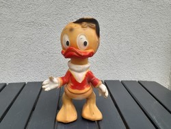 Antique disney donald duck - donald duck rubber toy 1964.