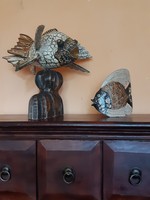 Bali - hand carved painted wooden fish