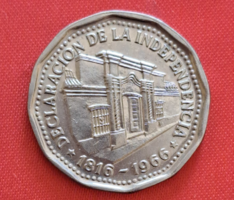 1966.150 Anniversary of the Declaration of Independence Argentina 10 pesos (1861)