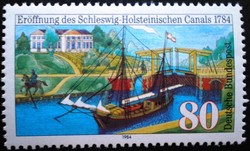N1223 / Németország 1984 A Schleswig-Holstein-csatorna bélyeg postatiszta