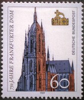 N1434 / Németország 1989 A frankfurti dóm bélyeg postatiszta