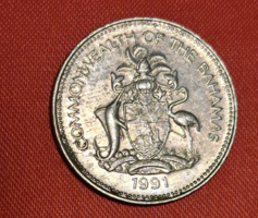 1991  Bahamák 20 Cent  (1830)