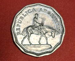 1965. Argentína 10 Peso (1821