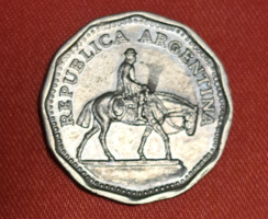 1965. Argentina 10 pesos (1821