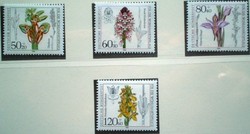 N1225-8 / Németország 1984 Népjólét : Orchideák bélyegsor postatiszta