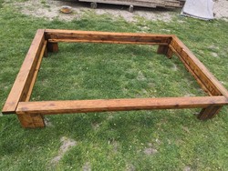 Pine bed frame