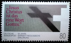 N1214 / Németország 1984 Barmer teológiai nyilatkozata bélyeg postatiszta