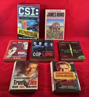 Books / book package related to films and series | 7 schwarzenegger, alien, james bond.