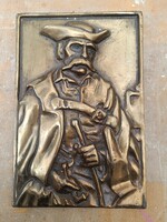 Juhász outlaw bronzed wall decoration at a lower price!