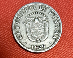 1929.  Panama 5 Centimes (1858)