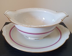 Königliche privilegierte porcelain factory tettau german porcelain sauce bowl pouring serving