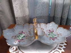 Signed Antique Prague 200-Year-Old Centerpiece and Serving Dish