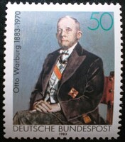 N1184 / Németország 1983 Otto Warburg vegyész bélyeg postatiszta
