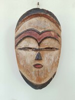Antik afrikai maszk Vuvi népcsoport Kongó Africká maska 789 D805 8781