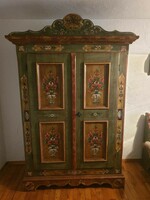 Voglauer anno 1800 altgrün two-door wardrobe