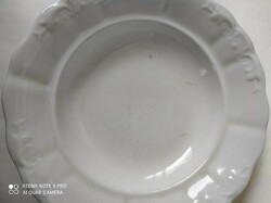 White porcelain plate