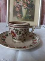 Sarreguemines oriental cup set, patina