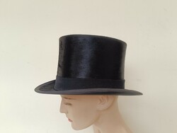 Antique top hat dress film theater costume prop damaged 413 8830