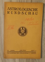 Astrologische rundschau 1924 June.