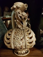 Zsolnay Ivory Glazed Jug circa 1860