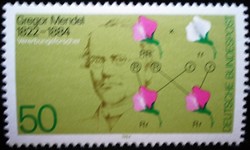 N1199 / Németország 1984 Gregor Mendel tudós bélyeg postatiszta