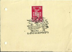 Occasional stamp = international fair Budapest (May 3, 1937)