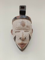 Antique African Igbo ethnic group wooden mask Nigeria African mask 738 drum 44 8724