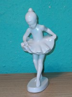 Rare!!! Raven House Ballerina, white glazed, without color, marked.