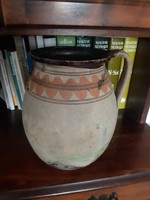 Ceramic cooking pot, round