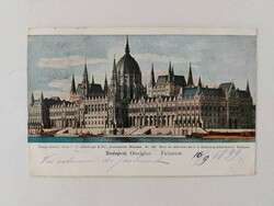 Képeslap Budapest 1899 Budapest Parlament Országház