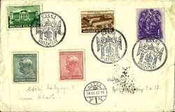 Alkalmi bélyegzés = KASSA VISSZATÉRT (1938.XI.30.)